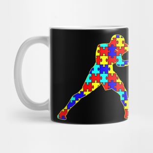 Boxing Autism Puzzle Mug